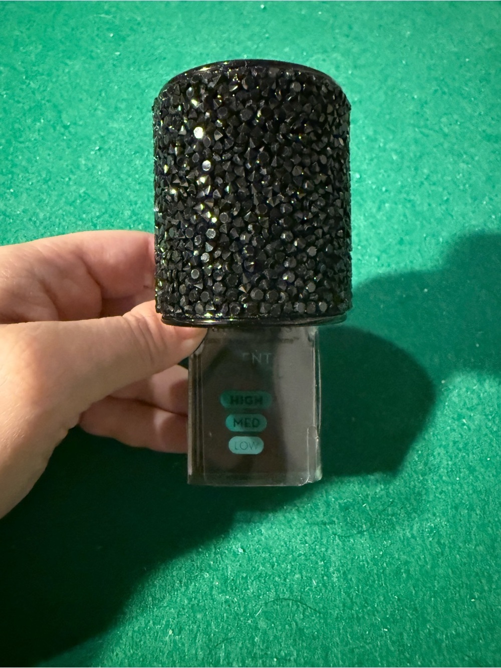 Bath & Body Works Black Crystal-Embellished Scent Control wallflower NWT